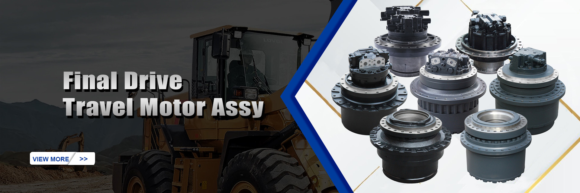 คุณภาพ ไดรฟ์สุดท้ายของรถขุด โรงงาน